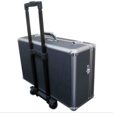 Customized Shockproof Aluminum Alloy Rolling Trolley Camera Kit (with wheels)